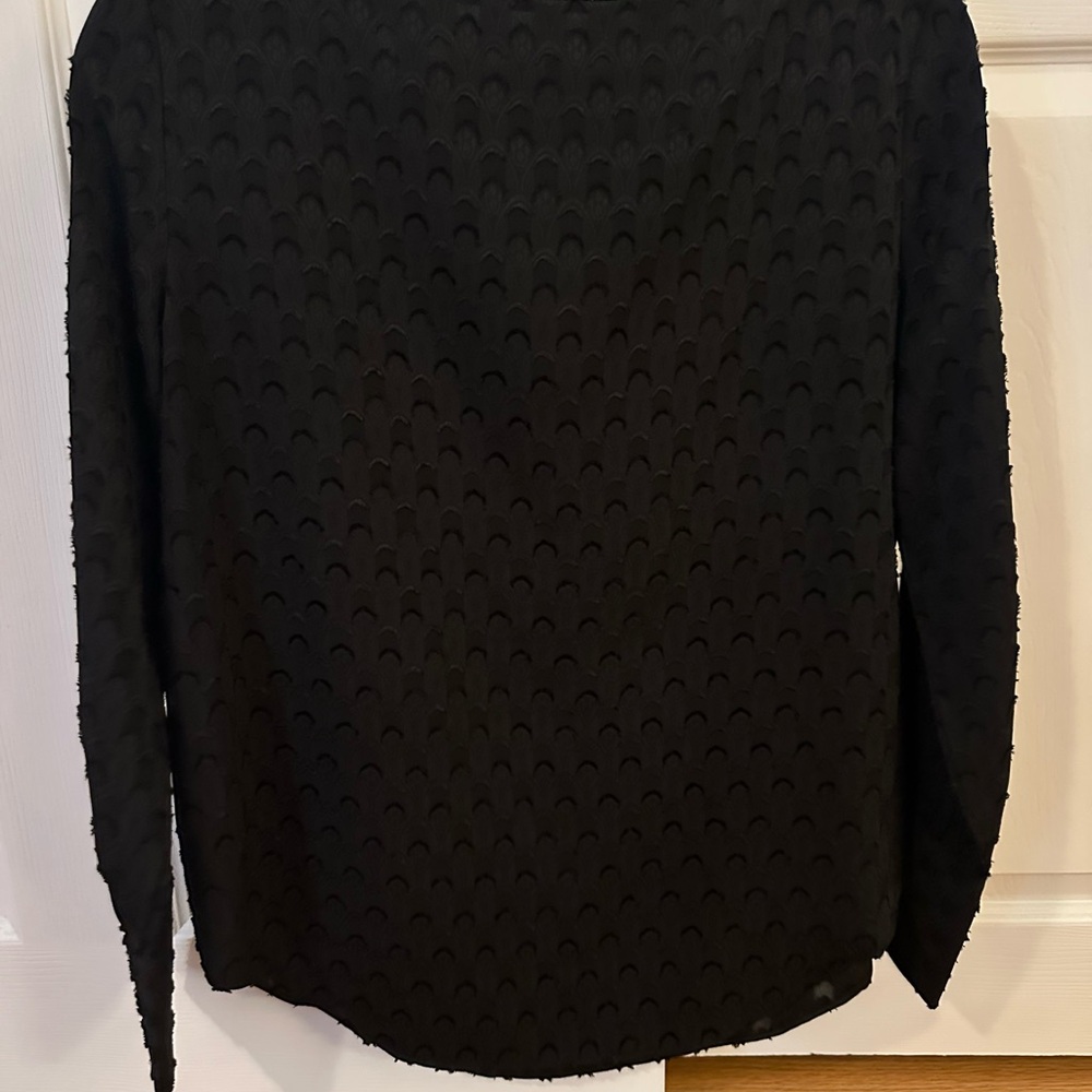 Ann Taylor Black Long Sleeve Top